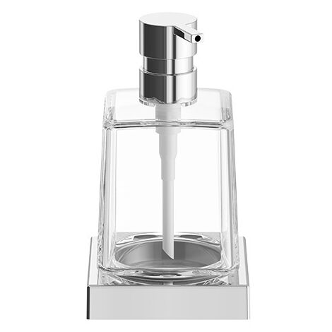 Inda - Dispenser sapone da appoggio Divo cromo lucido/trasparente