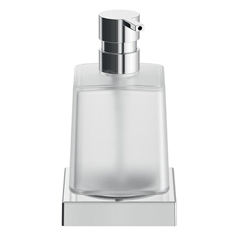 Inda - Dispenser sapone da appoggio Divo cromo lucido/vetro