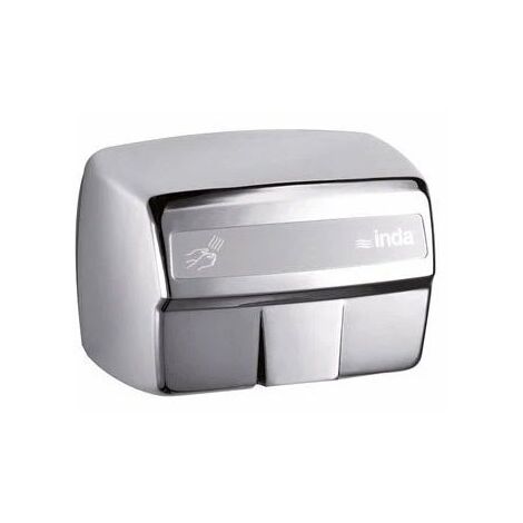 Inda Hotellerie asciugamani elettrico con termostato di sicurezza, finitura cromo AV473ACR
