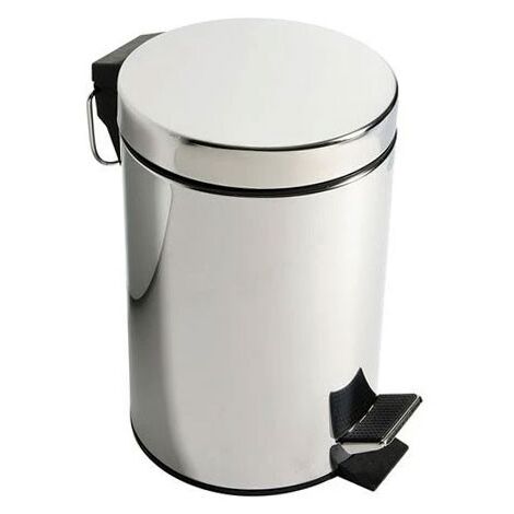 Inda Hotellerie gettacarta con coperchio e padale, finitura inox AV602AAL001