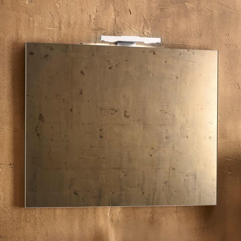 Miroir rectangulaire Forum fil satiné L.140x80cm - Inda