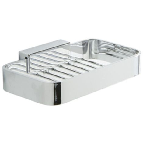 Inda - Panier de rangement L.15 H.3 cm Lea chrome poli