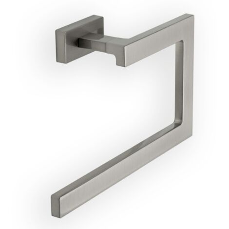 Inda - Porta asciugamani ad anello Lea nickel spazzolato