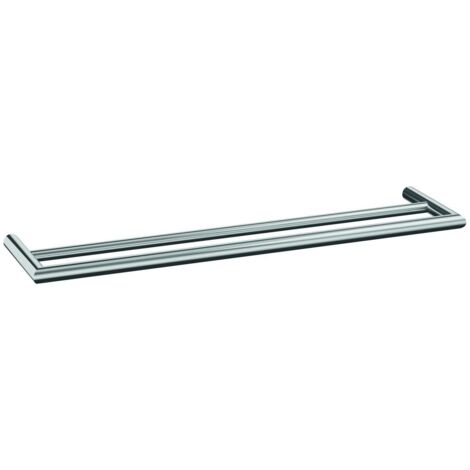 Inda - Porta asciugamani doppio senza placca Gealuna L.46,6 cm