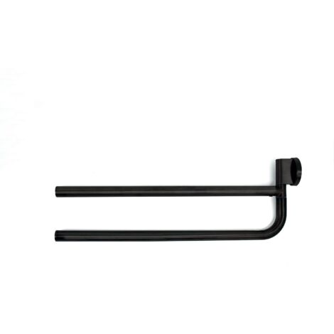 Inda - Porta asciugamani One nero L.50 cm