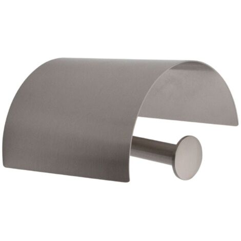 Inda - Portarotolo con coperchio One nickel spazzolato