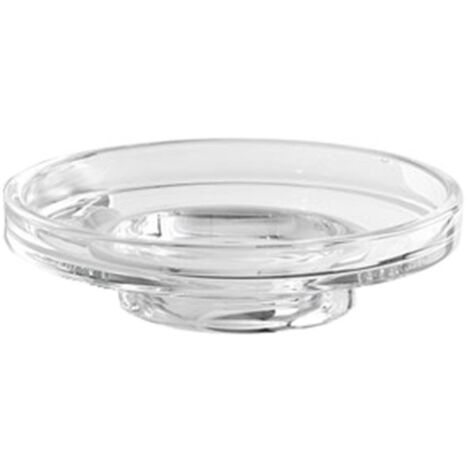 Inda - Porte-savon en verre transparent Gealuna