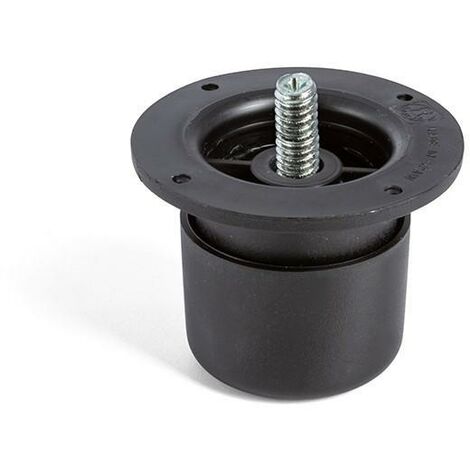 INDAUX pata niveladora sandy m8 acabado negro altura 35-50mm