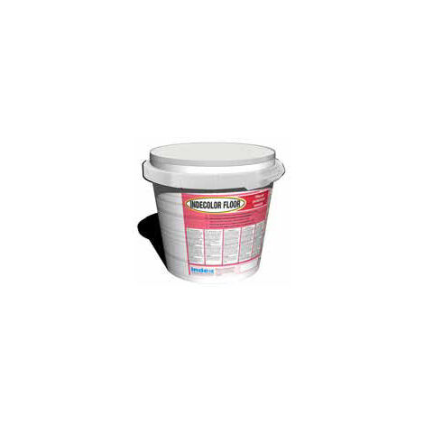 Indecolor floor  (rosso) pittura per pavimenti, garage da 2 kg