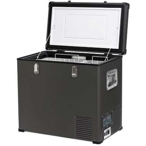 IndelB TB60 Black Steel - Nevera de 60 litros - 12VCC - 45W , caravaning, camper, van, mundotruck
