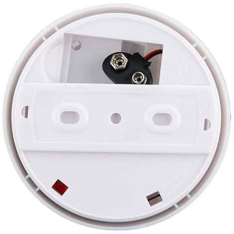 Independent Fire Alarm Sensor 85 dB Smoke Detector Smoke Fire Detector Tester Home Security System for Kitchen Restaurant Hotel Cafe,model:White