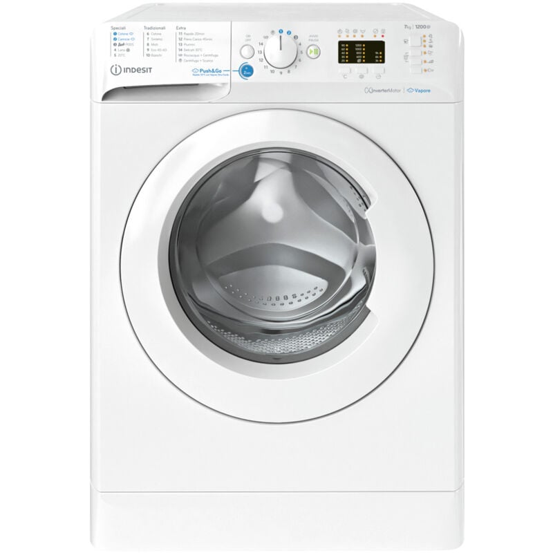 Image of Indesit - bwa 71296X wv it lavatrice Caricamento frontale 7 kg 1200 Giri/min Bianco