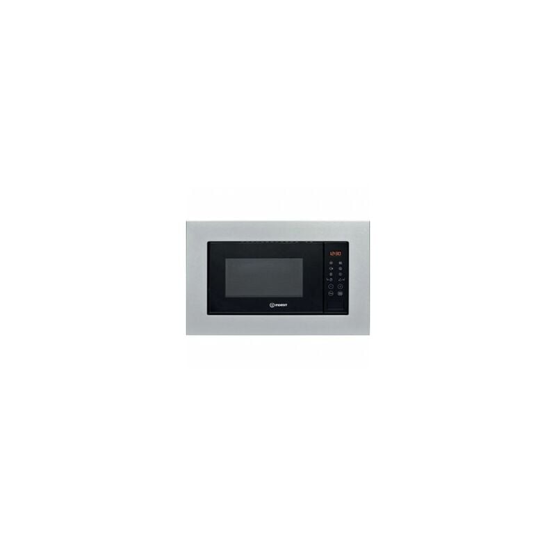 Image of Forno Microonde da incasso con Grill 20 Litri Altezza 39 cm Inox Indesit Estetica Base - mwi 120 gx