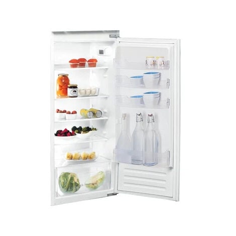 Indesit S 12 A1 D/I 2. Capacità netta frigorifero: 209 L, Classe climatica: SN-T, Emissione acustica: 35 dB. Numero di ripiani frigorifero: 5, Numero di cassetti per verdura: 1. Tipo... -  - S12A1D/I2