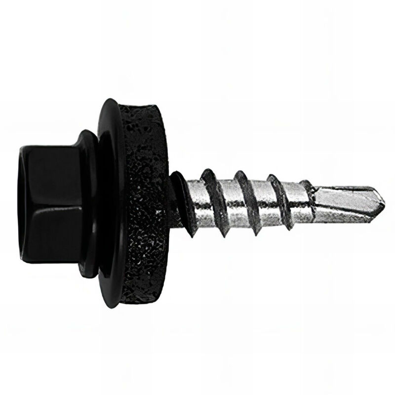 250 vis autoperceuses, tête hexagonale 8 noir 4,8 x 19 mm zingué spécial bac acier - AFNE144819 Index