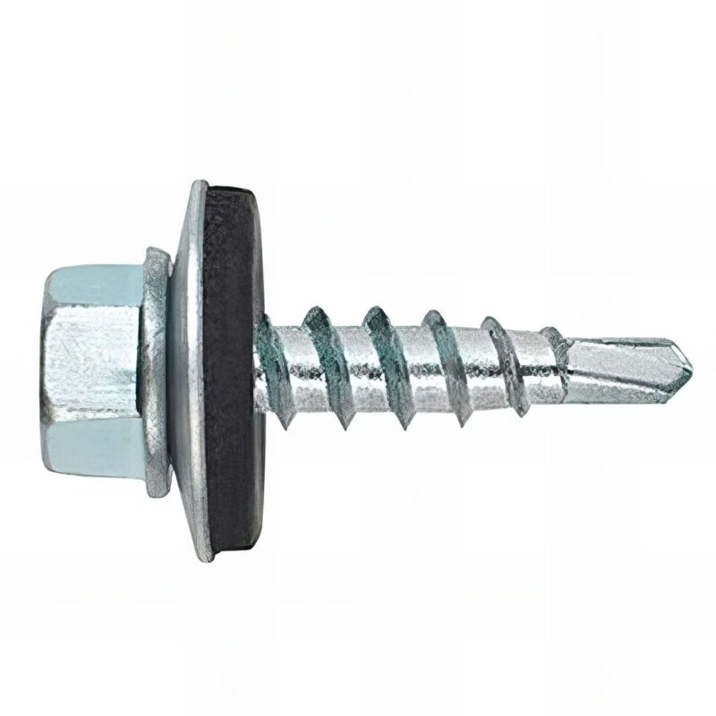 250 vis autoperceuses, tête hexagonale 8 de 4,8 x 28 mm zingué spécial bac acier - AFZN144828 Index