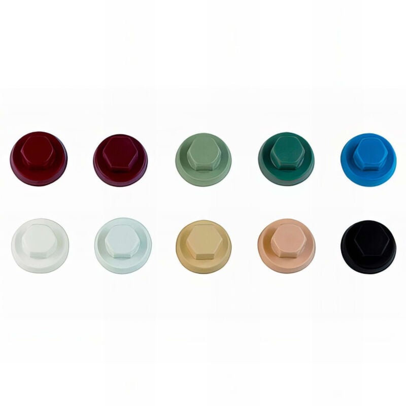 1000 capuchons nylon pour vis à tête hexagonale M10 ral 3003 - ATAPO10RC Index