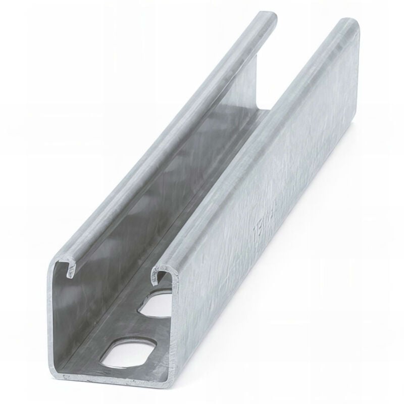6 rails, guides perforés Index trut 41 x 21 x 2,50 mm - GPX412125 Index