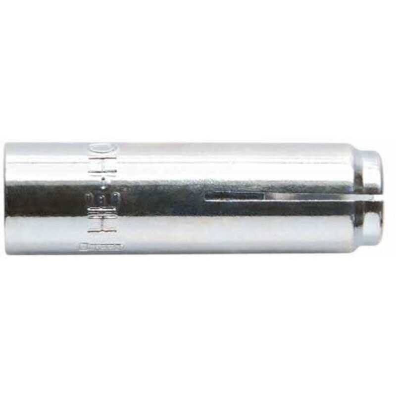 Index - Cheville femelle avec cône interieur pour charges lourdes - Zinguée - Homologuée ete Option 7 M12 x 50 Ø15 - Boite de 50