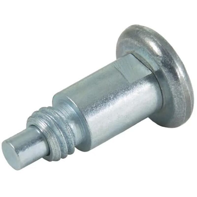 Index piston - M12x1.75 - Zinc-coated steel - Die-cast zinc - Spring resistant