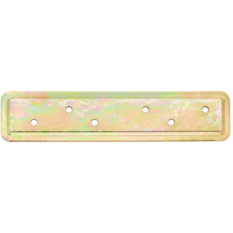 Platines pour connecteurs bois pour encastrement - Bichromatée 180 x 40 - Boite de 20