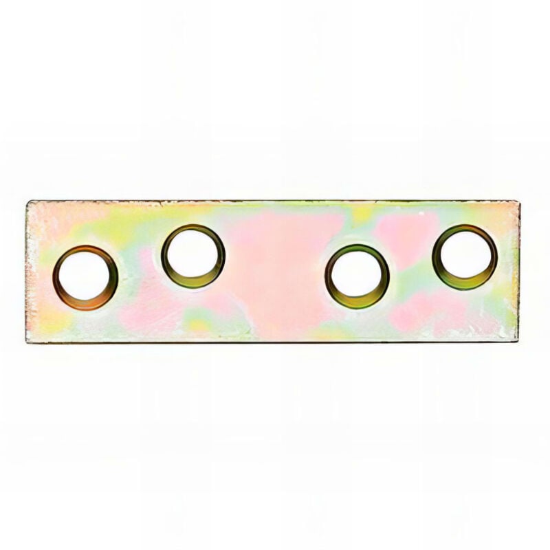 100 platines bicromatées, de liaison, trous biseautés sur les 2 faces 120 x 20 mm - PTOB12020 Index