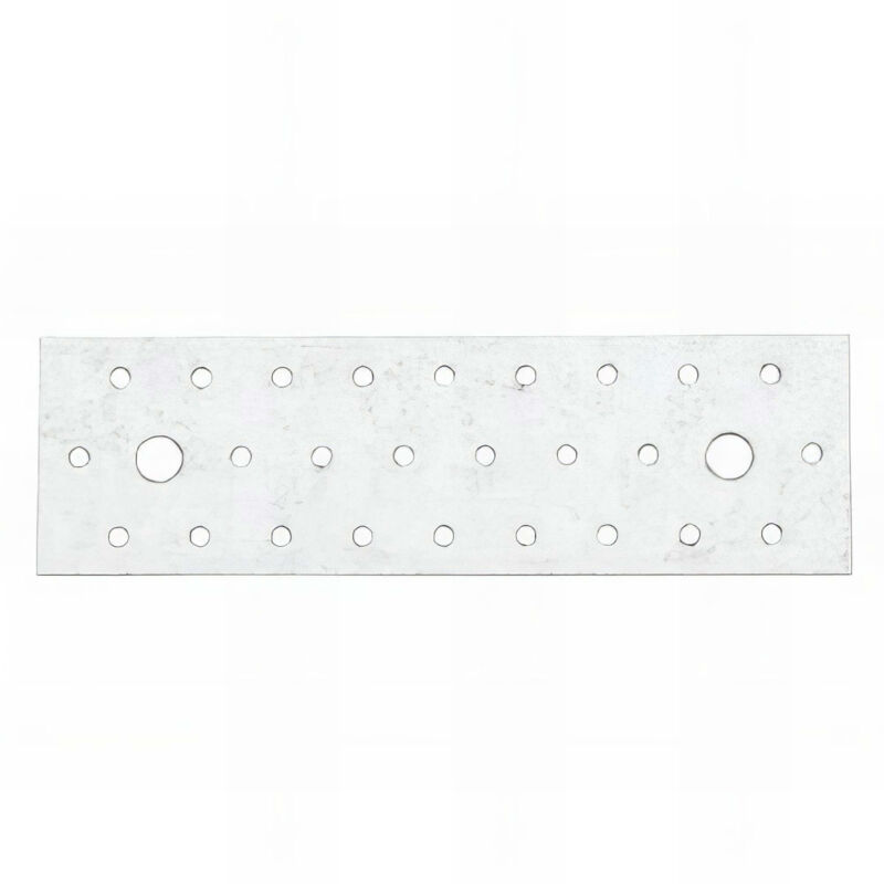 Index - 25 platines galvanisées à chaud, d'assemblage universel 240 x 60 mm - PTUN24060