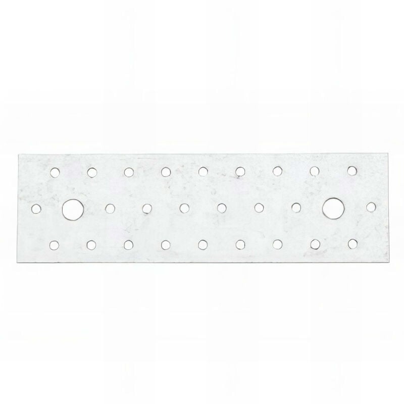 25 platines galvanisées à chaud, d'assemblage universel 240 x 60 mm - PTUN24060 Index