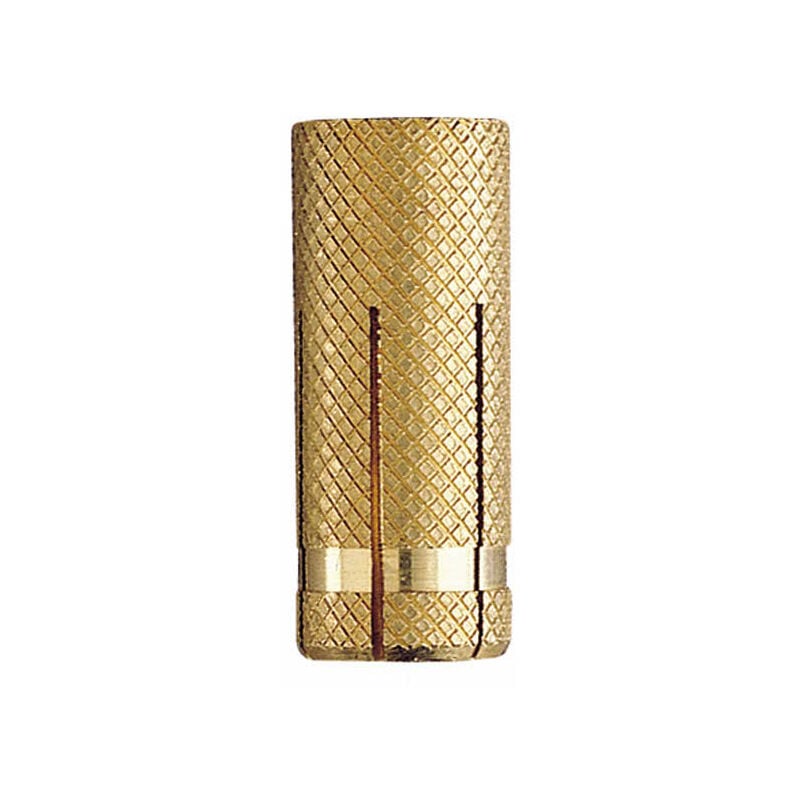 Cheville pour fixations légères dans matériaux pleins - Laiton M10 x 33 Ø12 - Boite de 150