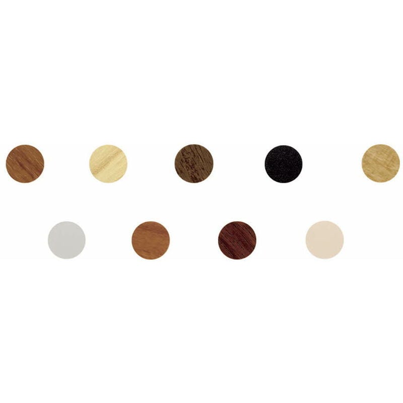 Index - Bouchons cache-vis adhésifs - Nylon Beige - Boite de 1000