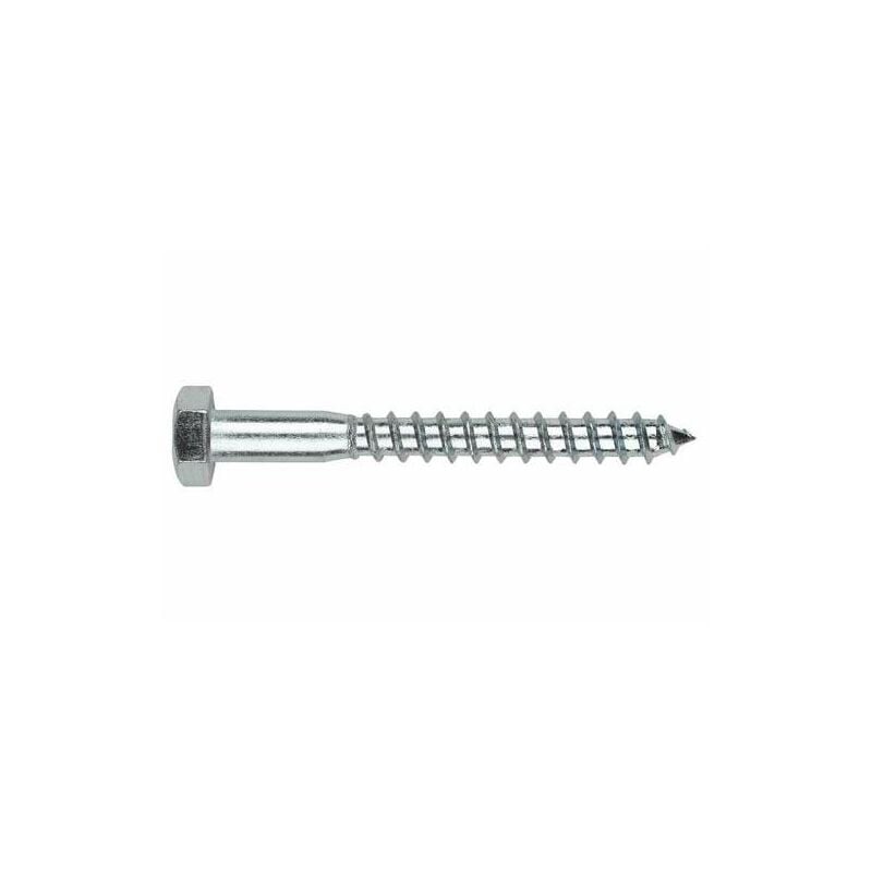 

Tornillo Madera Din-571 Hexagonal Cincado 6 X 50 40 Uds - Index