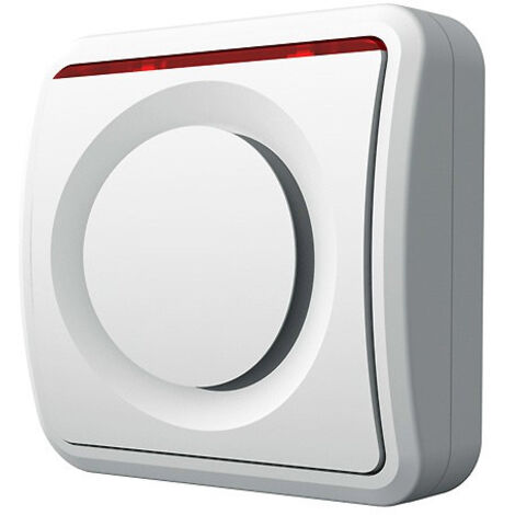 Indexa 35730 Sirena cablata bianca 90 dB sicurezza