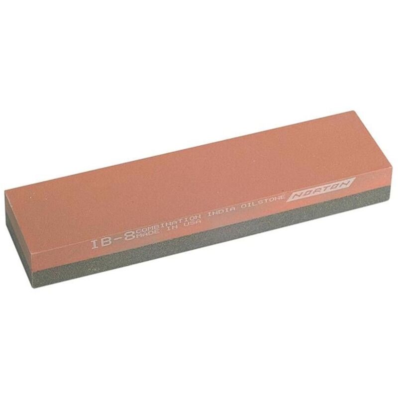 Norton - Saint Gobain Combination India Oil Stone, 203X51X25MM