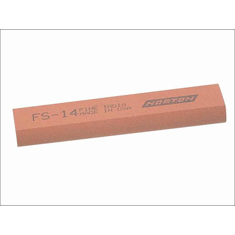 India - FS14 Round Edge Slipstone 100 x 25 x 11 x 5mm - Fine INDFS14
