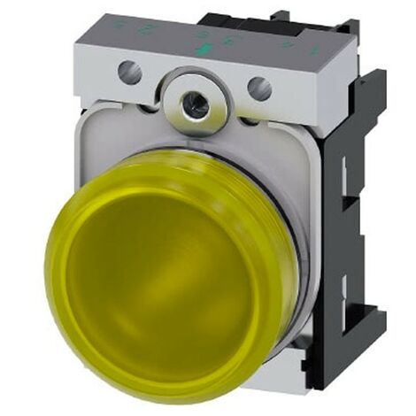 Indicador de Siemens de color amarillo brillante LED 230V 22mm 3SU11566AA301AA0