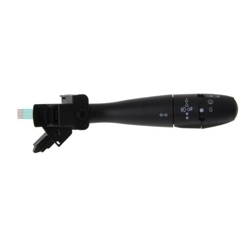 Indicador Interruptor de Señal de Coche, Negro, Botón Pulsador, Rotativo, 4 Posiciones, 1 Vía, Normalmente Abierto, Cable Flexible, Control Remoto, 5E+2 Watts, Montaje en Panel, 1 Unidad