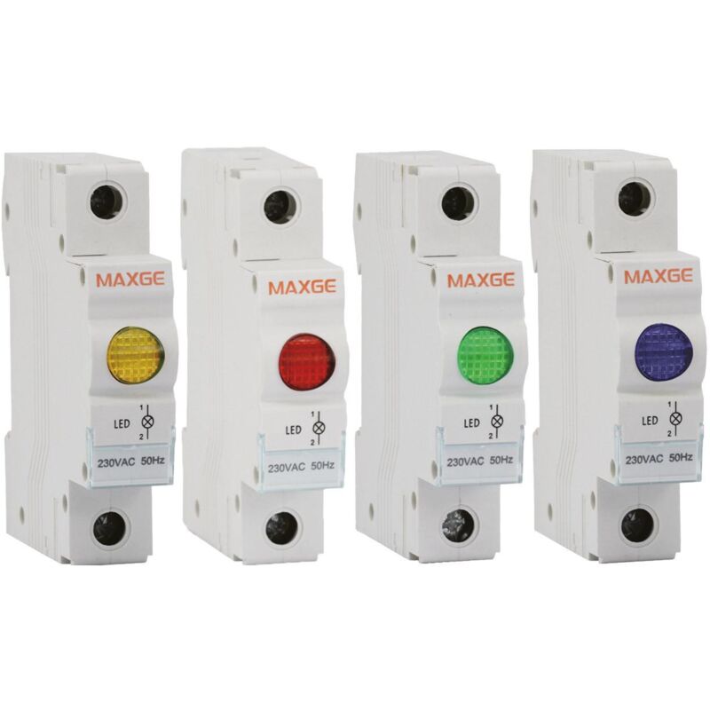 

Indicador Luminoso LED MAXGE Alpha+ 230V Amarillo. - Amarillo