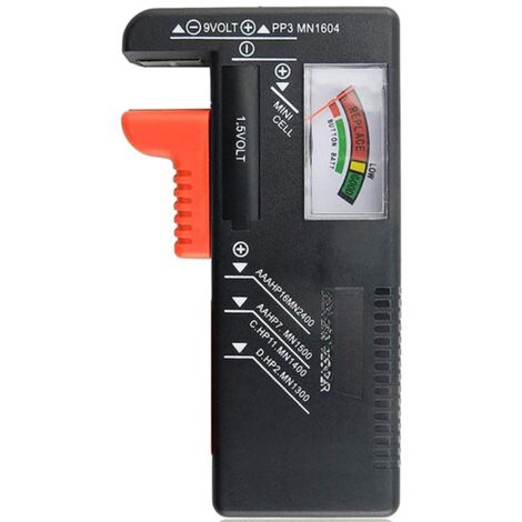 Indicador portátil de capacidad de batería, comprobador de nivel de batería de litio compacto, voltímetro de batería, detector de voltaje de batería