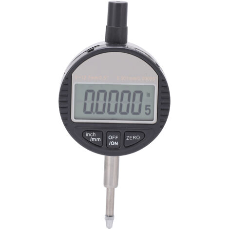 Indicateur à cadran numérique 0.001mm 0-12.7mm, outils de mesure industriels de Conversion en pouces/métrique
