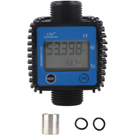 Indicateur de débitmètre électronique numérique LCD professionnel pour Diesel, essence, huile, méthanol