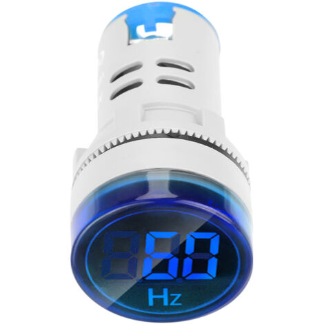 Indicateur de Fréquence Numérique LED AD16-22DSH avec Affichage Ac Hertz (Bleu)