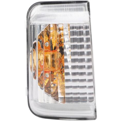 Indicateur de rétroviseur latéral, boîtier de clignotant, lentille en PC transparent, couvercle d'aile de porte pour Ducato 2006 à 2024 gauche: 6325H0, 71748252, 71748254
