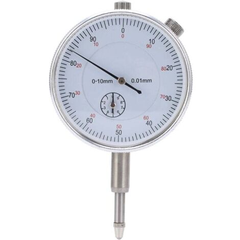 Indicateur de test à cadran mécanique de haute précision, à aiguille, pour instruments de mesure 0-10 mm