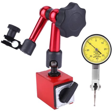 Indicateur de test à levier à cadran de haute précision 00,8 mm pour de multiples usages