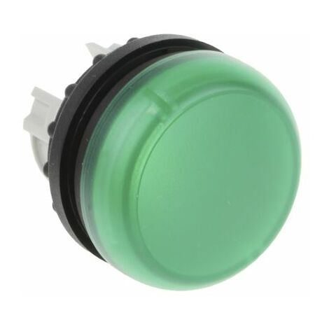 Indicateur LED Eaton Vert 12 30V c.a. / V c.c., Ø découpe 22mm, Montage encastré, Arrière, En surface, ( Prix pour 1 )