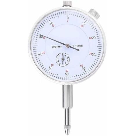 Indicateurs à cadran Métrique Comparateur de Précision 0,01 mm, Plage de 0  10 mm,