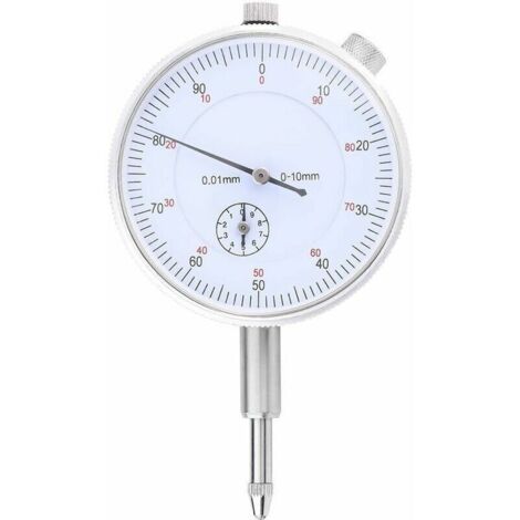 Indicateurs à cadran Métrique Comparateur de Précision 0,01 mm, Plage de 010 mm,54mm