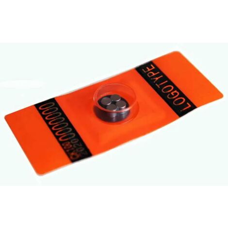 Indicatore campo magnetico adesivo a prova di manomissione per gas/elettricità Numero Pezzi - 10 Sigilli