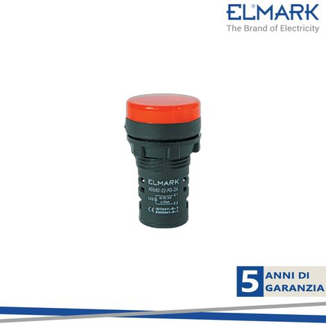 INDICATORE LED D22 AD56D-22-R--230 ROSSO 230V AC