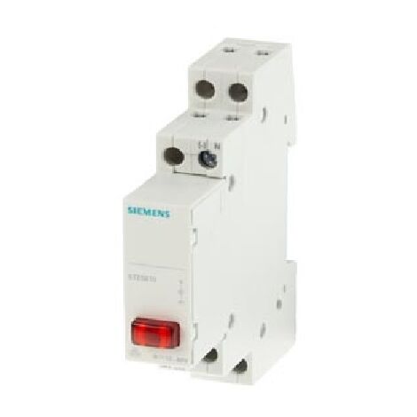 Indicatore luminoso 230V 1 LED rosso SIE5TE5800 segnalazione stato impianti